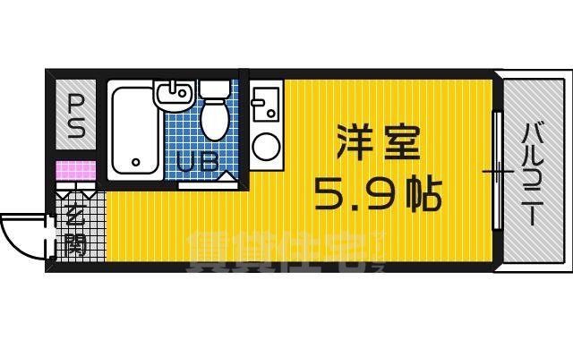 堺市堺区甲斐町東のマンションの間取り