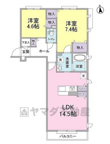 Fleuri Residence 円山の間取り