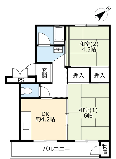 ＵＲ久喜青葉の間取り