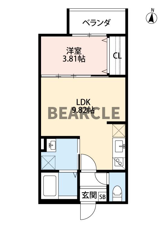 エスペランサ桃山の間取り