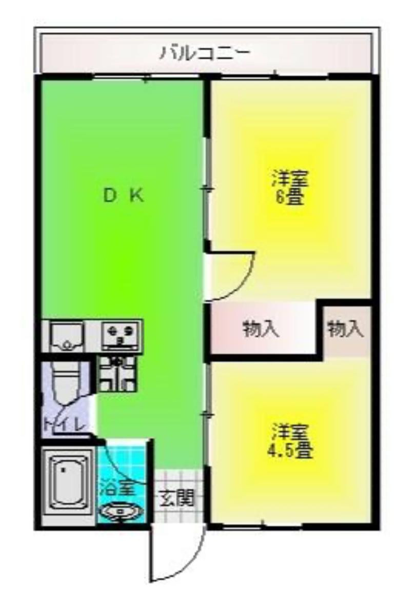 リバーサイド天川の間取り