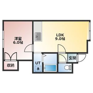 富丘メゾンドジュリアンの間取り