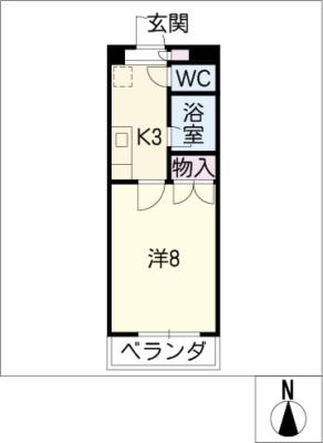 フランボワーズツシマの間取り