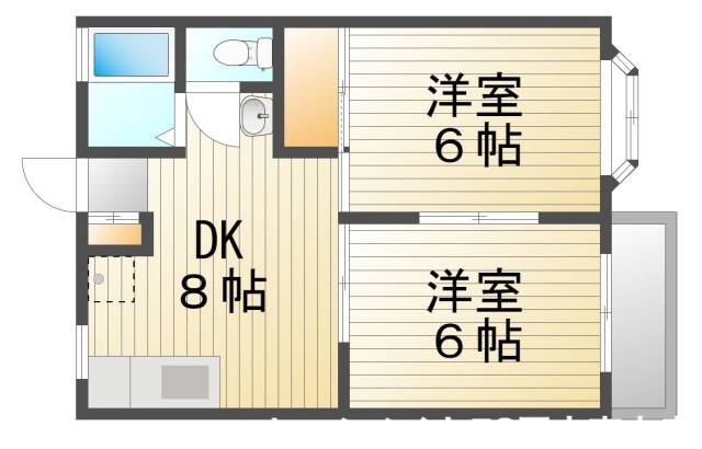 メゾンカルムの間取り