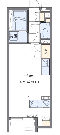 横浜市泉区中田南のアパートの間取り