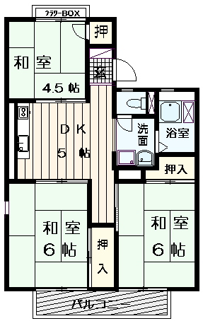 ISE伊勢住宅我孫子6703の間取り