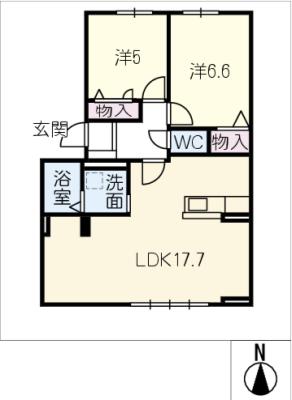 仮）シティハイムベルテIIの間取り