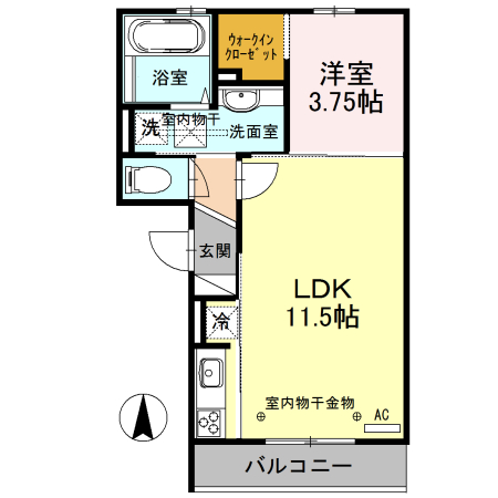 Bonds(ボンズ）の間取り