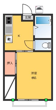 白幡ハイツＢ棟の間取り