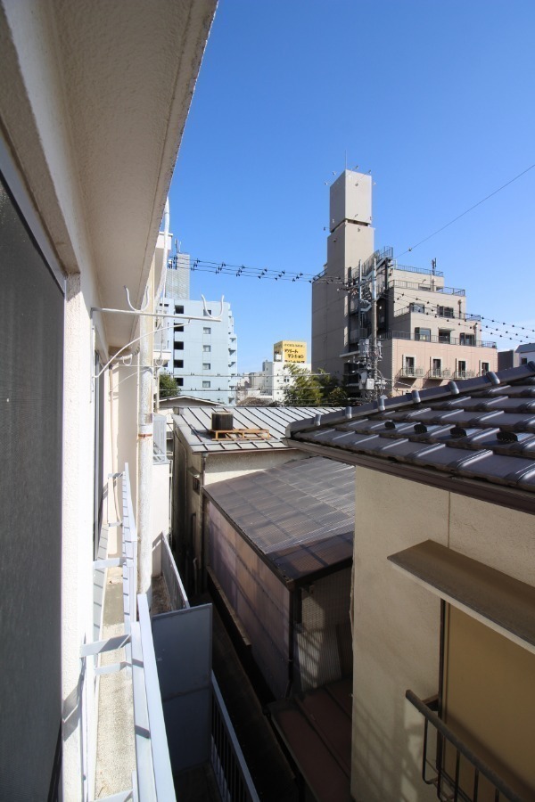 バルコニー　物干し