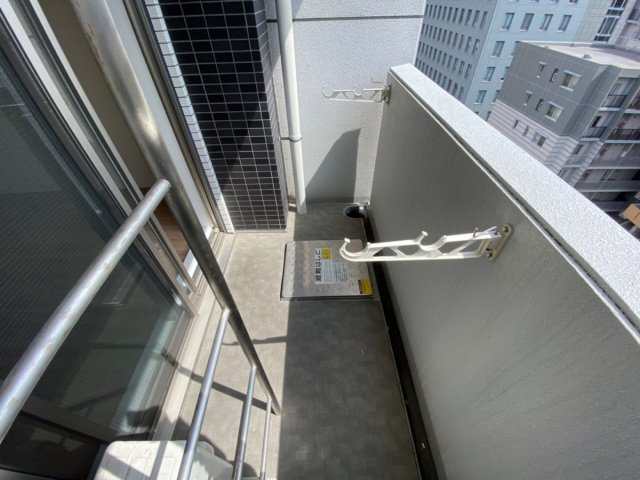 バルコニー　落ち着いた時間を過ごせるバルコニーです