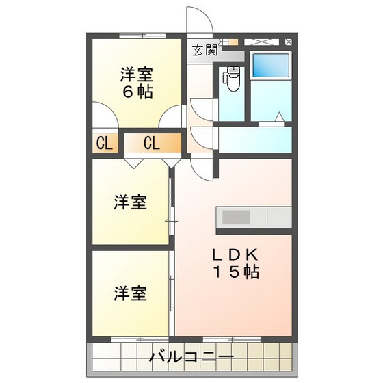 プロミネント四日市の間取り