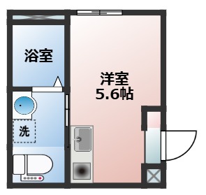 ベレガンス鷹之台II　A棟の間取り