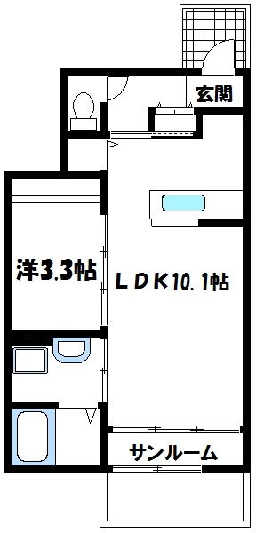 アルバータVIの間取り写真