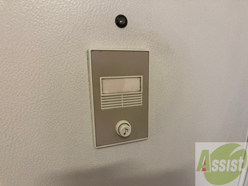 セキュリティ　来客時にはこちらのチャイムが鳴りますよ。