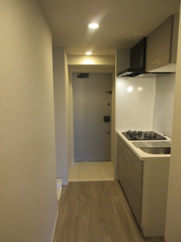 キッチン　コンパクトなキッチンで掃除もラクラク