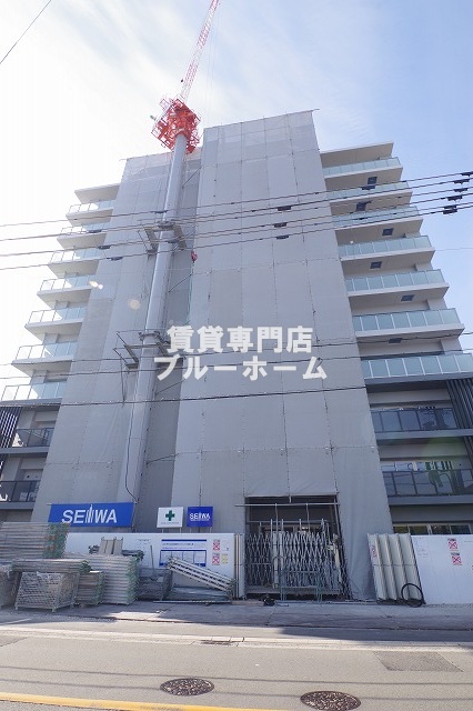 建物外観　建築中！