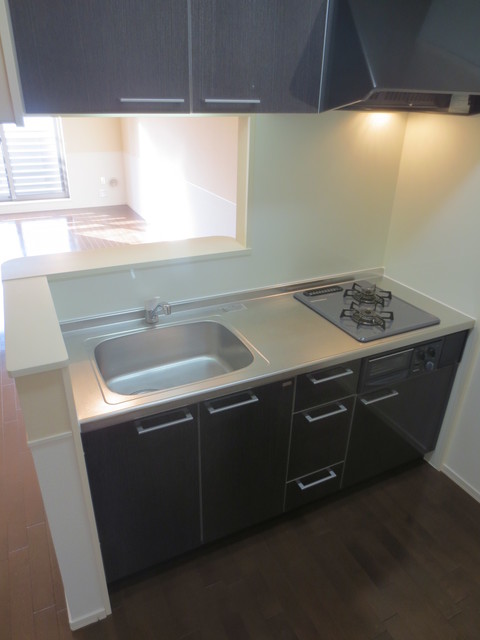 キッチン　★グリル付きガス２口システムキッチン★