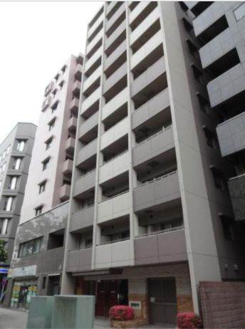 建物外観　分譲賃貸マンションの高級感ある建物です