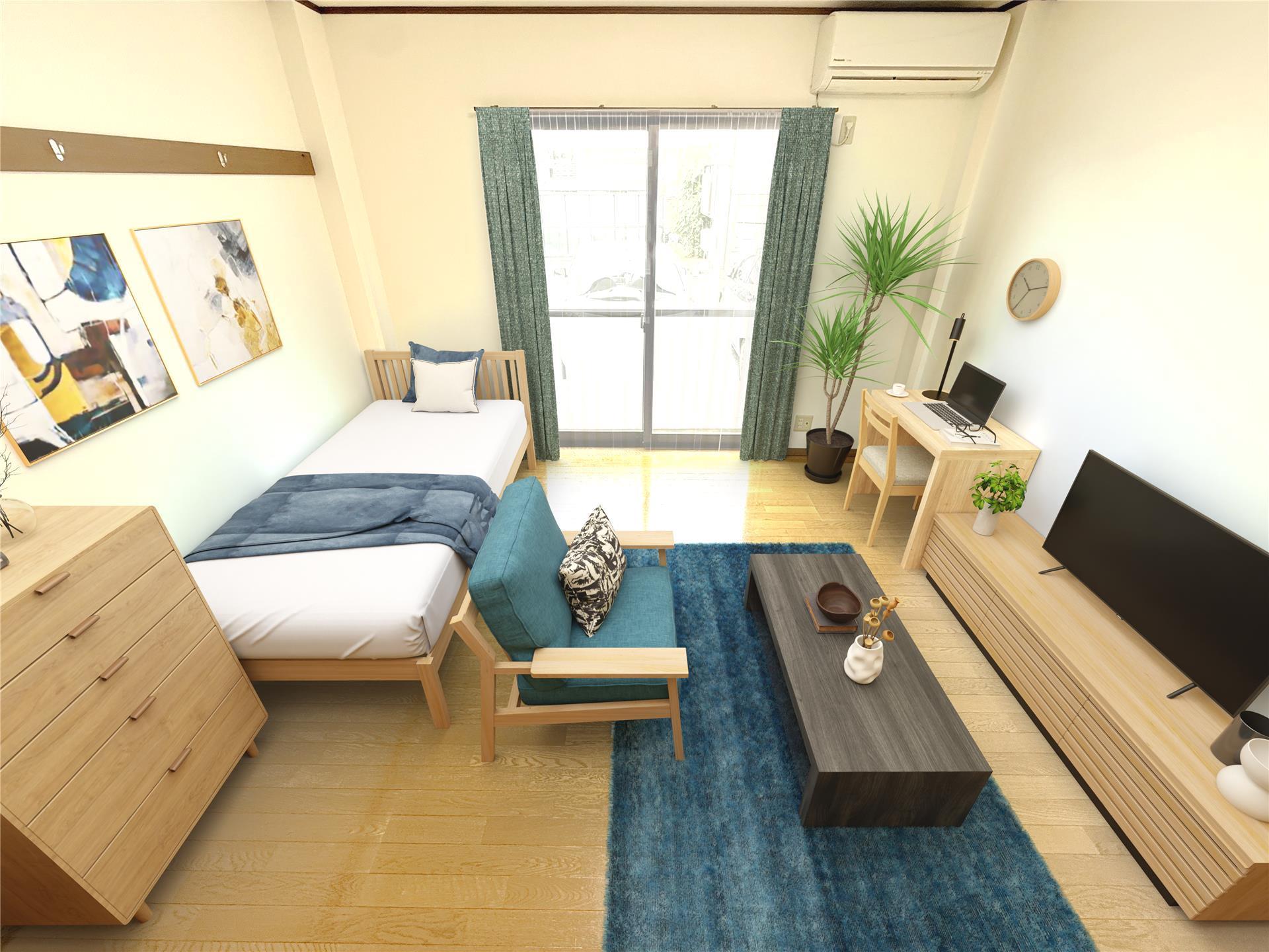 居室・リビング　※CG家具・家電。現状優先。