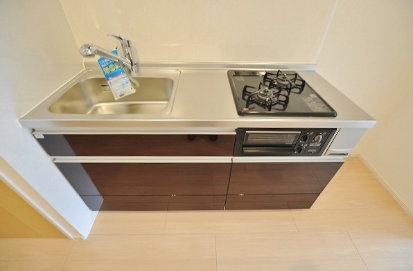 キッチン　★2口ガスシステムキッチン(グリル付)★
