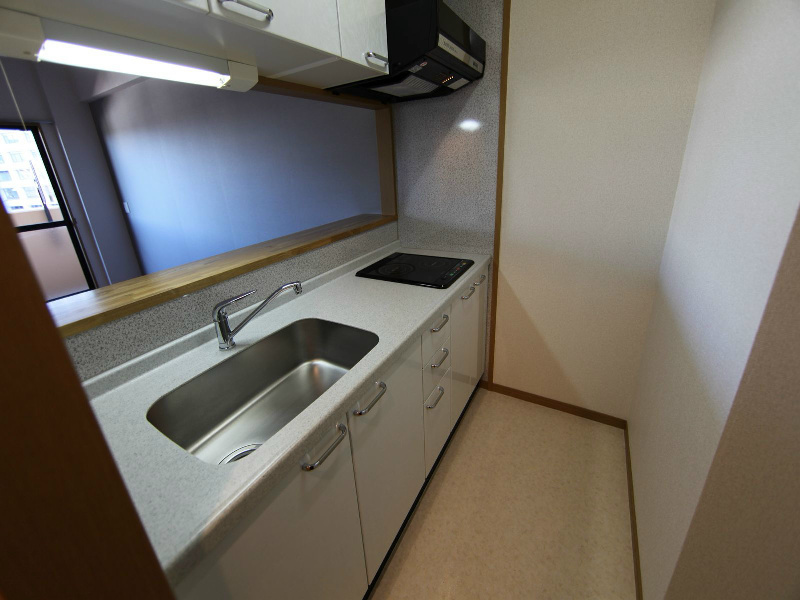 キッチン　システムキッチン（ガス2口コンロ付）カウンターキッチン