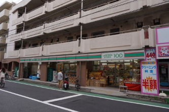 コンビニ　ローソンストア100 川崎元住吉店（コンビニ）まで125m