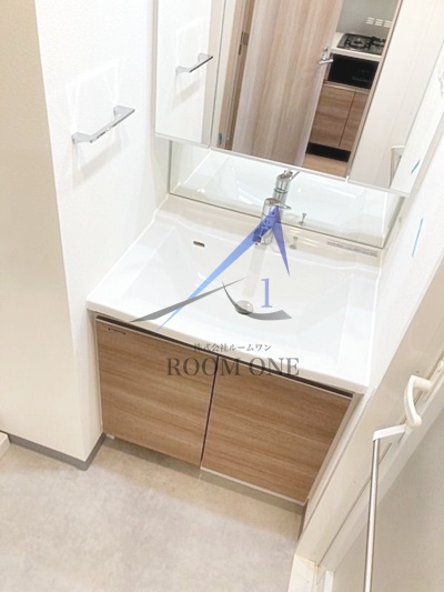 洗面設備　洗面台です。