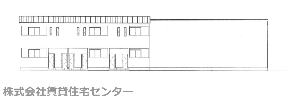建物外観　立面図