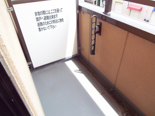 バルコニー　バルコニー付きのお部屋です！