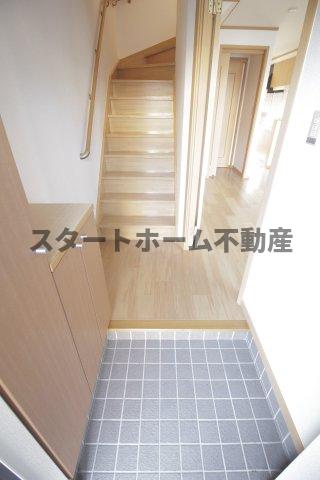 玄関　明るい玄関です