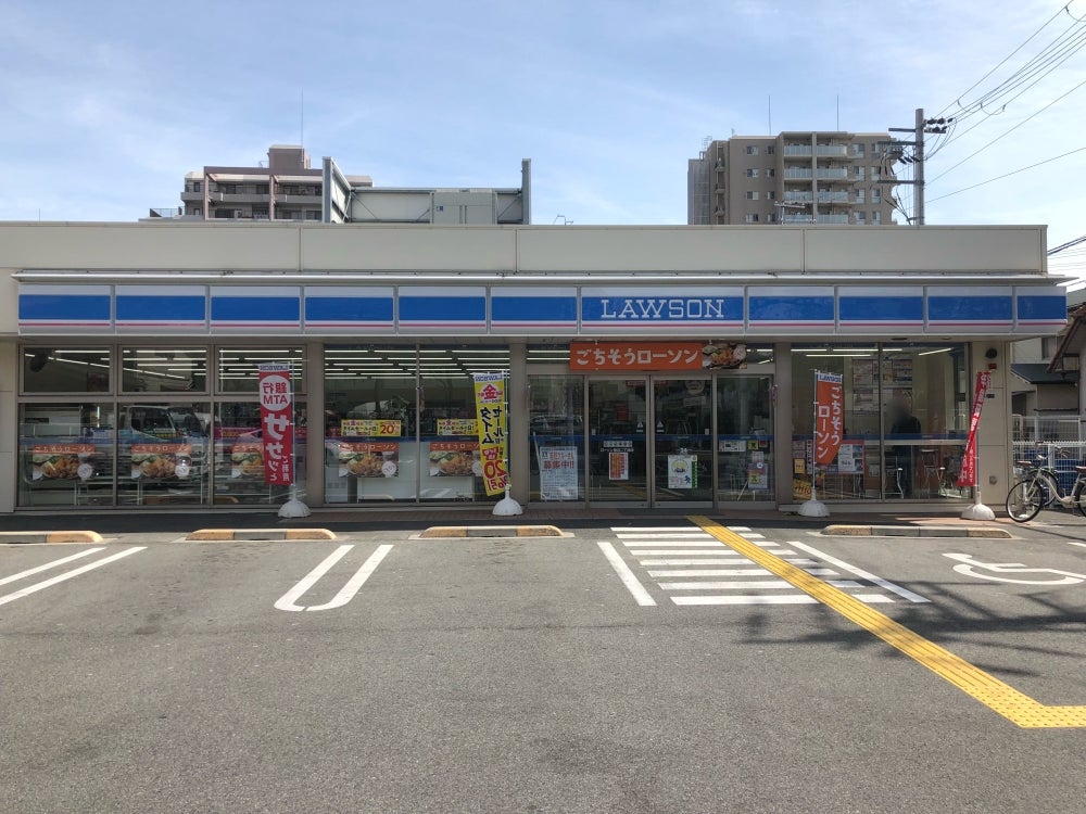 コンビニ　ローソン 北田辺二丁目店（コンビニ）まで415m
