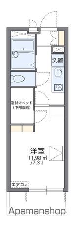 レオパレスチェリービレッジの間取り写真