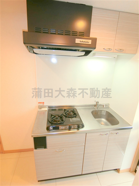 キッチン　2口ガスシステムキッチン