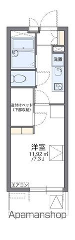 レオパレス勝山の間取り写真