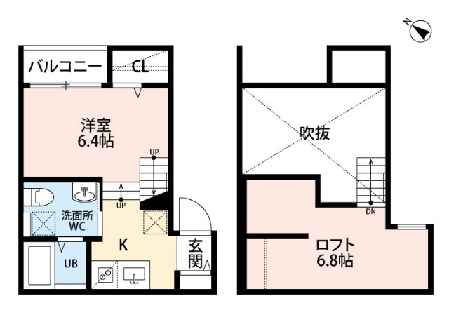プランドール博多駅東の間取り写真