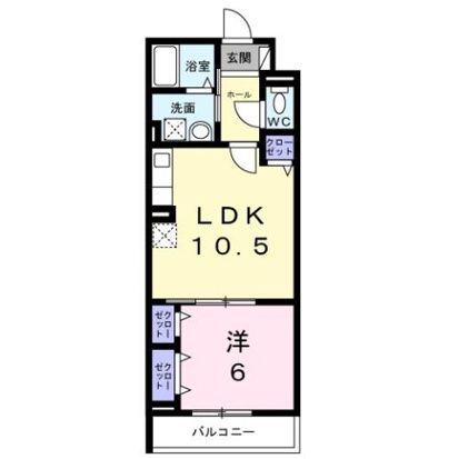 阪急神戸線 園田駅 徒歩21分 3階建 築1年の間取り写真