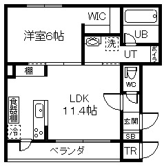 サンヴィスタの間取り写真