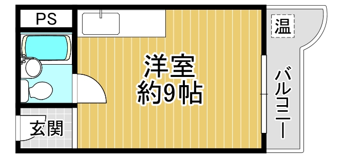 ハイツ富士の間取り写真