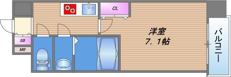 LIVIAZ OSAKA Veriteの間取り写真
