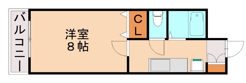 ロイヤルハイツ明石の間取り写真