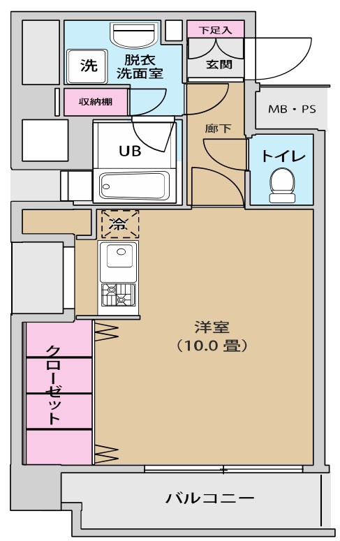 UURコート錦糸町の間取り写真