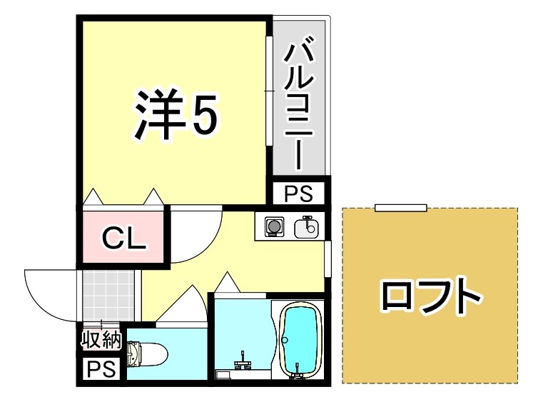 アグレアーブル塚口の間取り写真