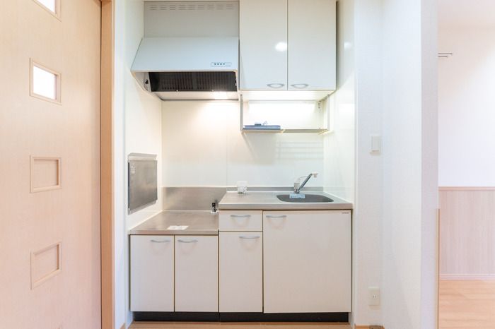富山市 2階建 築21年のキッチン写真