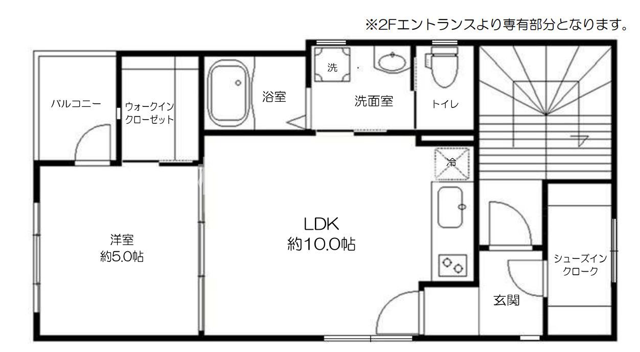 東京メトロ銀座線 浅草駅 徒歩5分 3階建 築20年の間取り写真