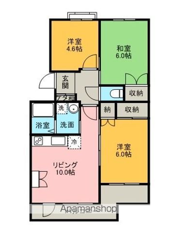 サンライフ75の間取り写真