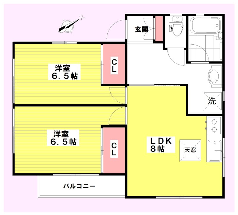 RYU弐番館の間取り写真