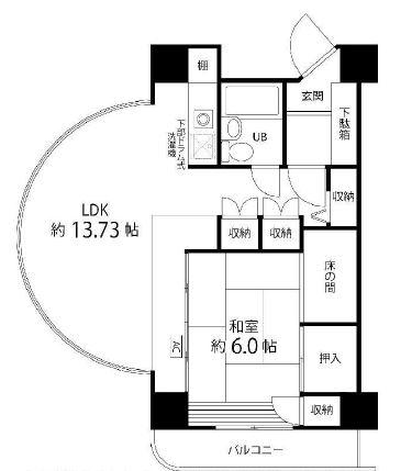 ペルソナージュ横浜の間取り