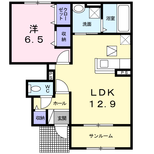 メゾン　ド　ルポの間取り