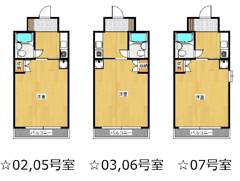 マンションヤマモト壱番舘の間取り